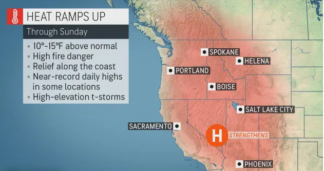 Monsoon moisture US