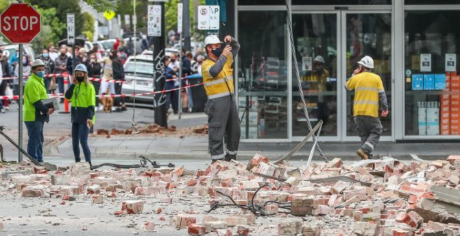 Australia Earthquake Strikes