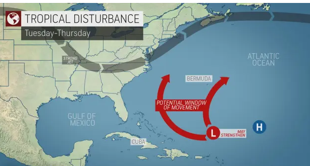 Atlantic Tropical Storm Could Develop In The Open Waters