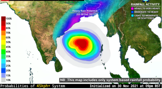 Tropical System in Bay of Bengal