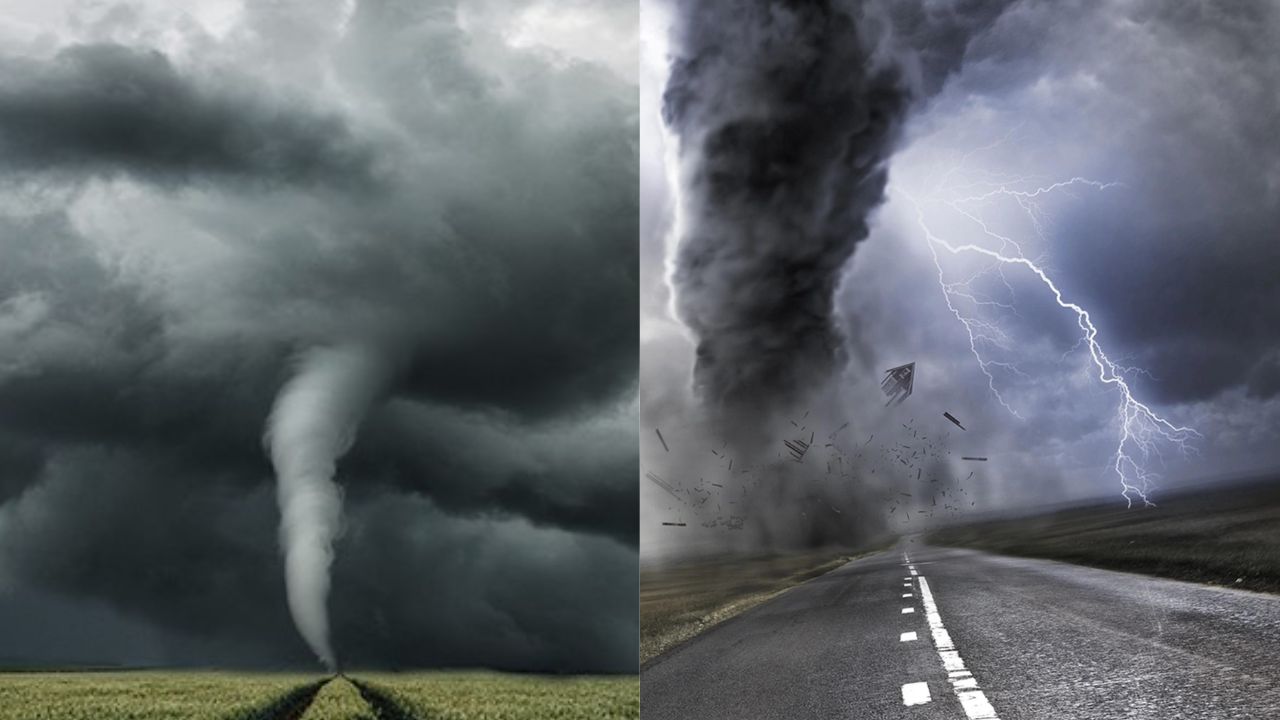 Large Tornadoes Tear Through China