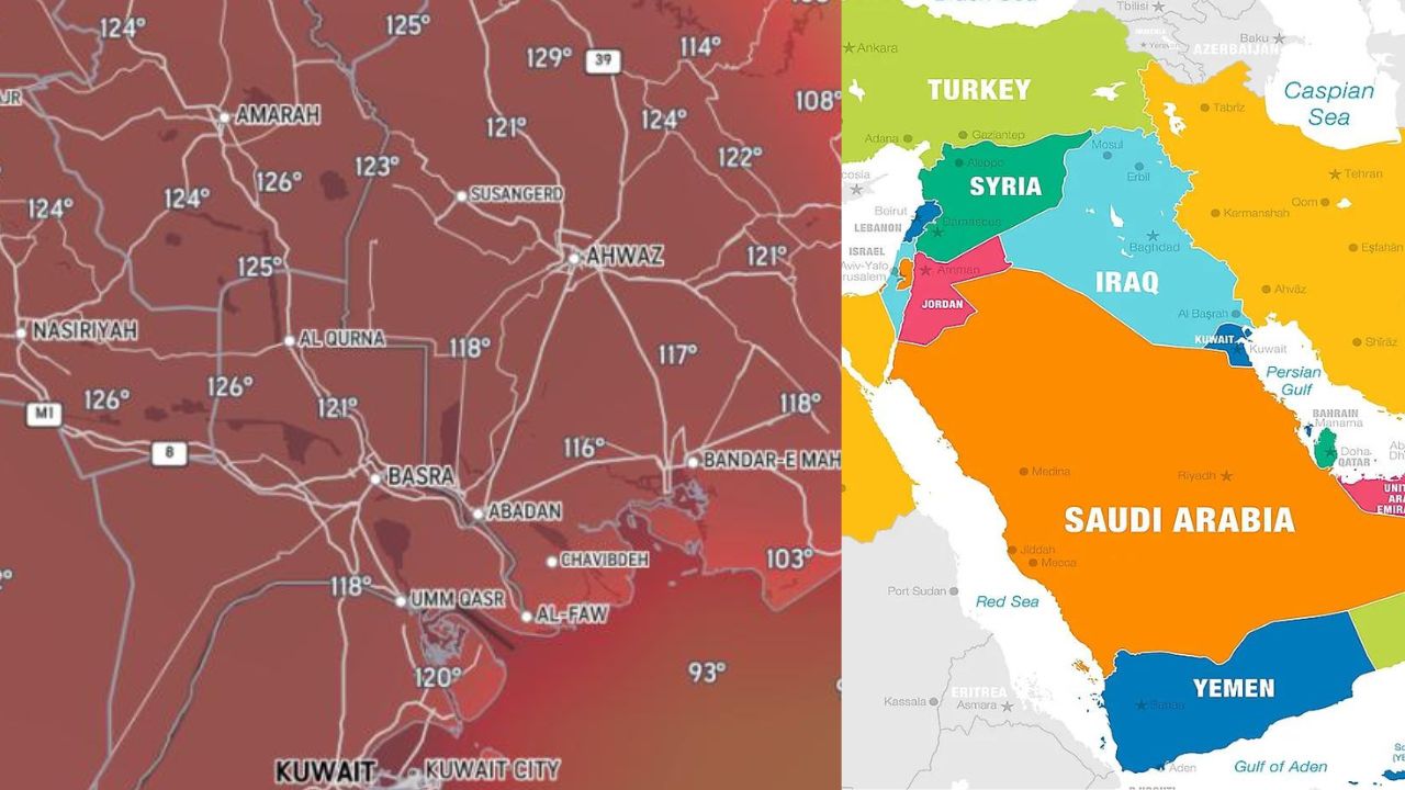 Extraordinary Heat in Meddle East