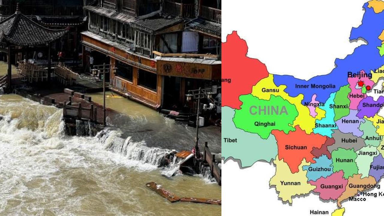 Flooding Downpours Slam China 17 Dead