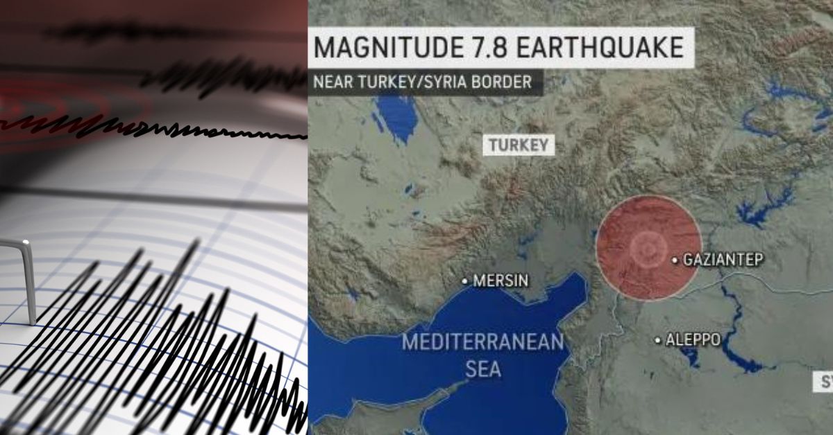 Turkey and Syria Rocks Earthquake 7.8