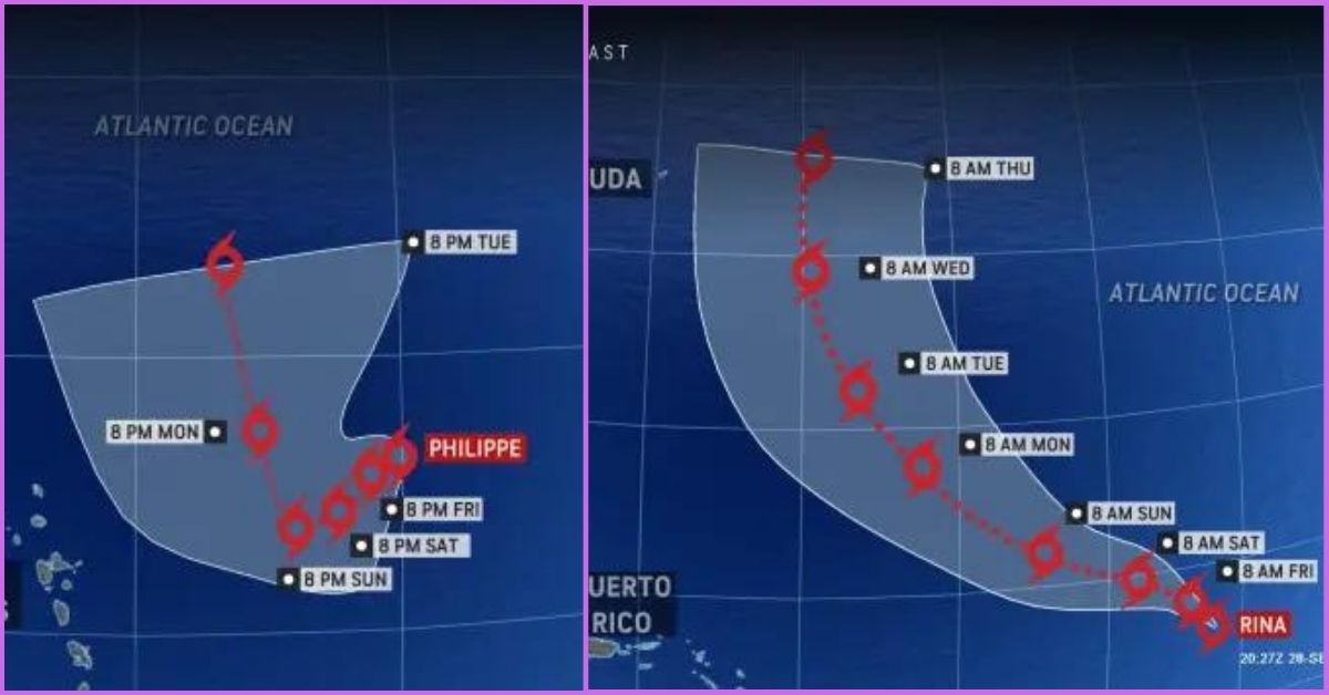 Philippines Tropical Storms Philippe and Rina Update