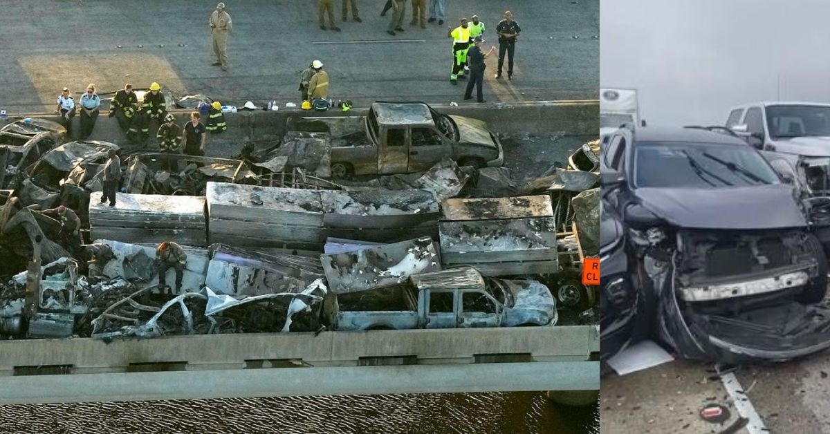 Superfog Causes Massive Pileup on Louisiana Interstate