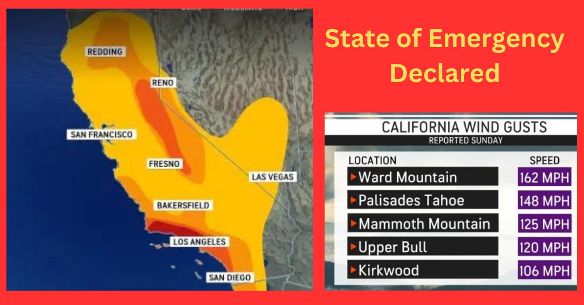 State of Emergency Declared as California Faces Historic Storm