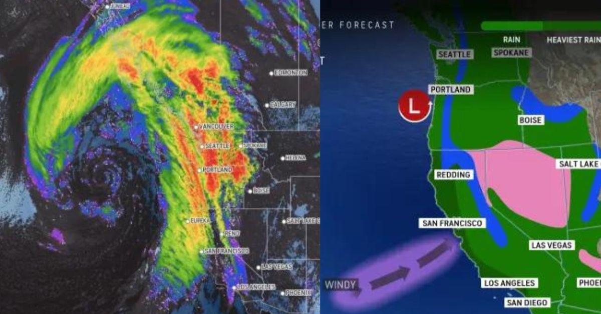 California Faces Twin Storm Threats