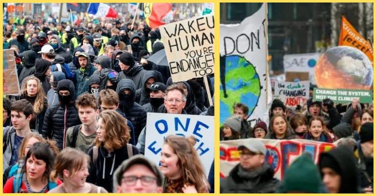 Protests in Europe For Climate Change Regulations