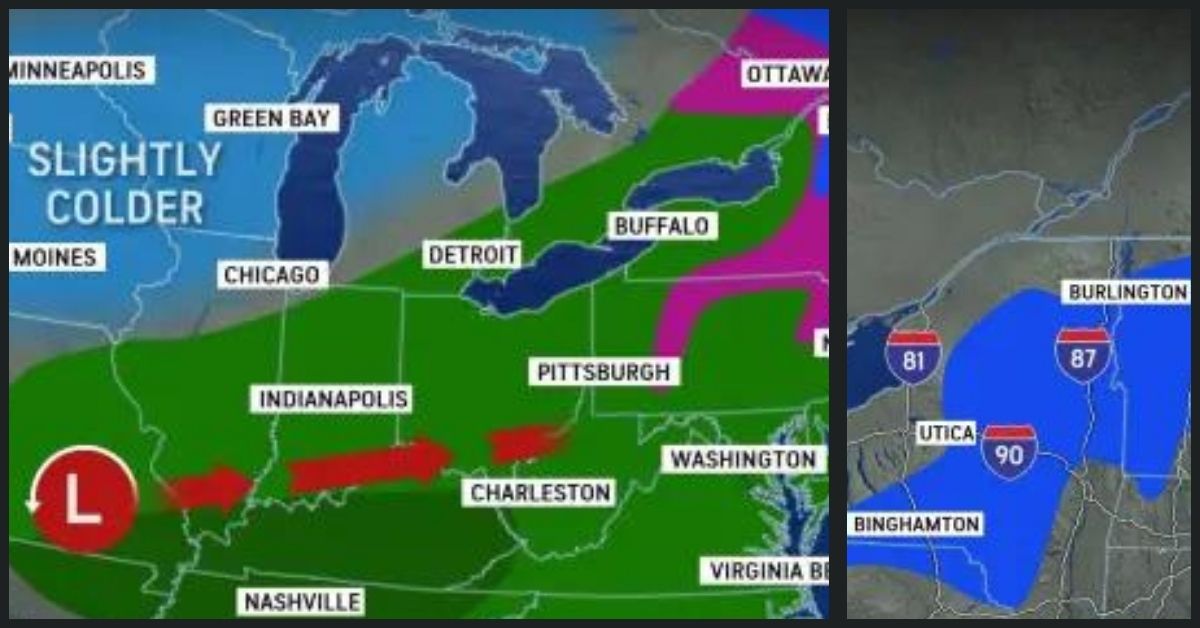 Weather Rollercoaster in Eastern US