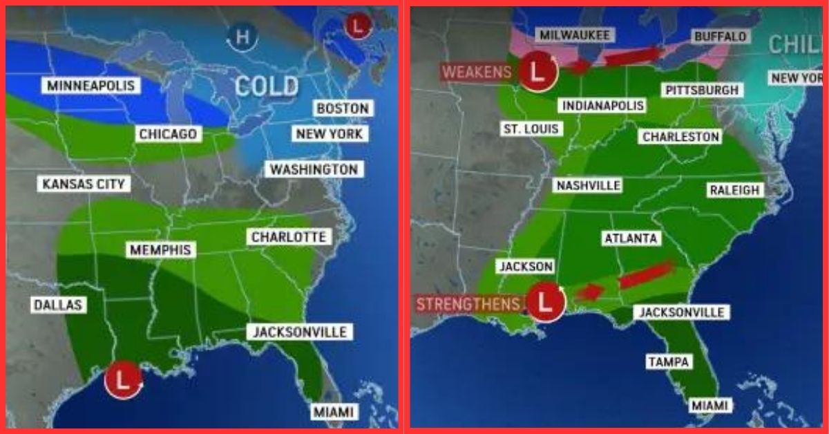 Potential Double Storm in US