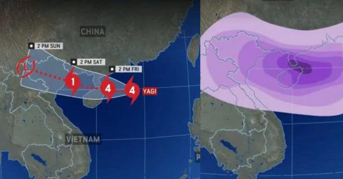 Super Typhoon Yagi Threatens China and Vietnam