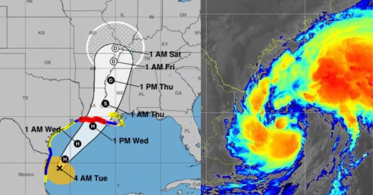 Tropical Storm Francine Intensifying